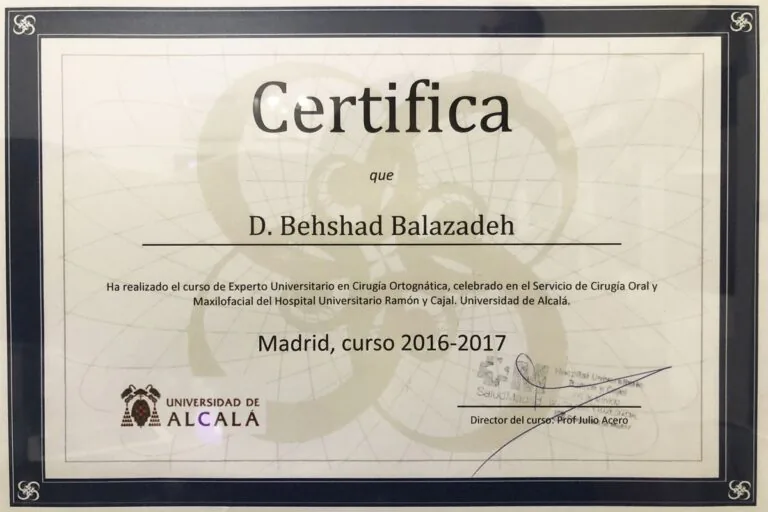 Certificat Dr. Balazadeh Behshad Andrei 1