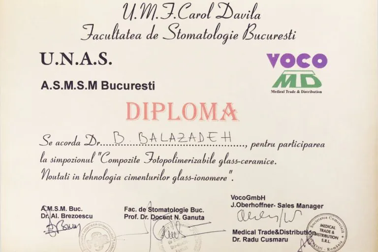 Certificat Dr. Balazadeh Behshad Andrei 10