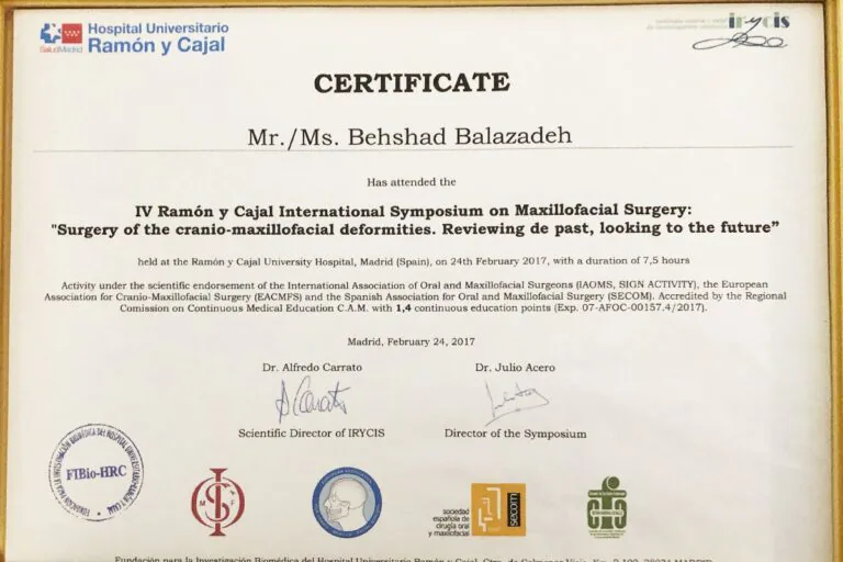 Certificat Dr. Balazadeh Behshad Andrei 27