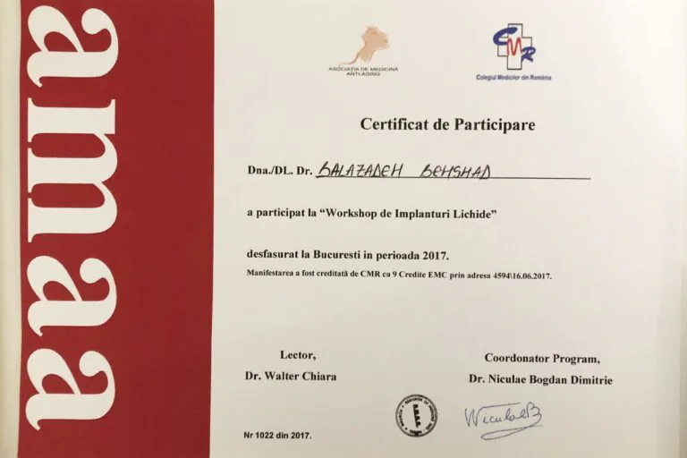 Certificat Dr. Balazadeh Behshad Andrei 33