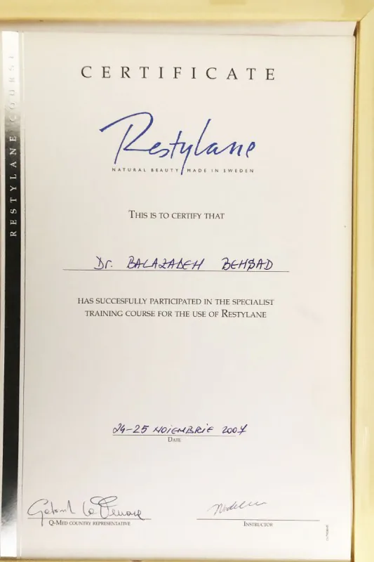 Certificat Dr. Balazadeh Behshad Andrei 43